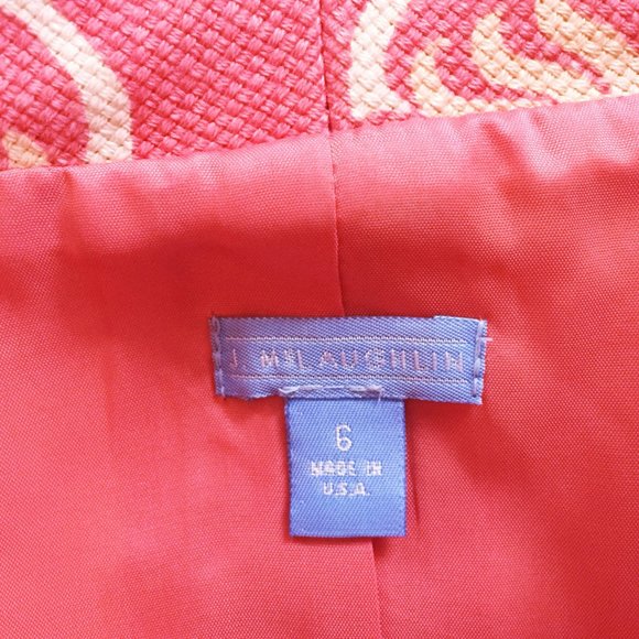 J. MCLAUGHLIN paisley print jacket,  size 6 - Picture 7 of 9